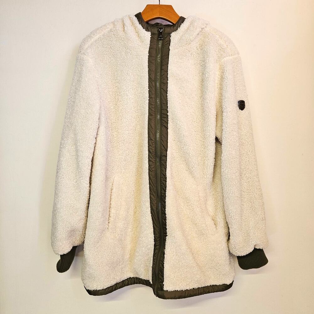 1 Madison Expedition Heritage Collection White Fleece Jacket Size M‎ Women's